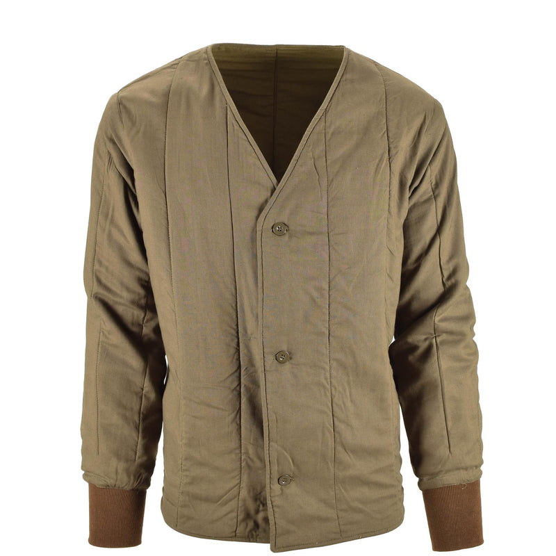 Jacket de revestimiento de edredón del ejército checo genuino m60 forro térmico excedente militar nuevo