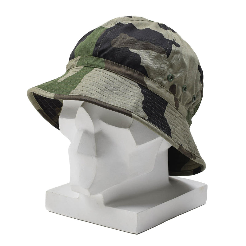 Hombo de arbusto blando de arbustos militares franceses originales CCE CAMO PANAMA CUBLETO LIGERO NUEVO