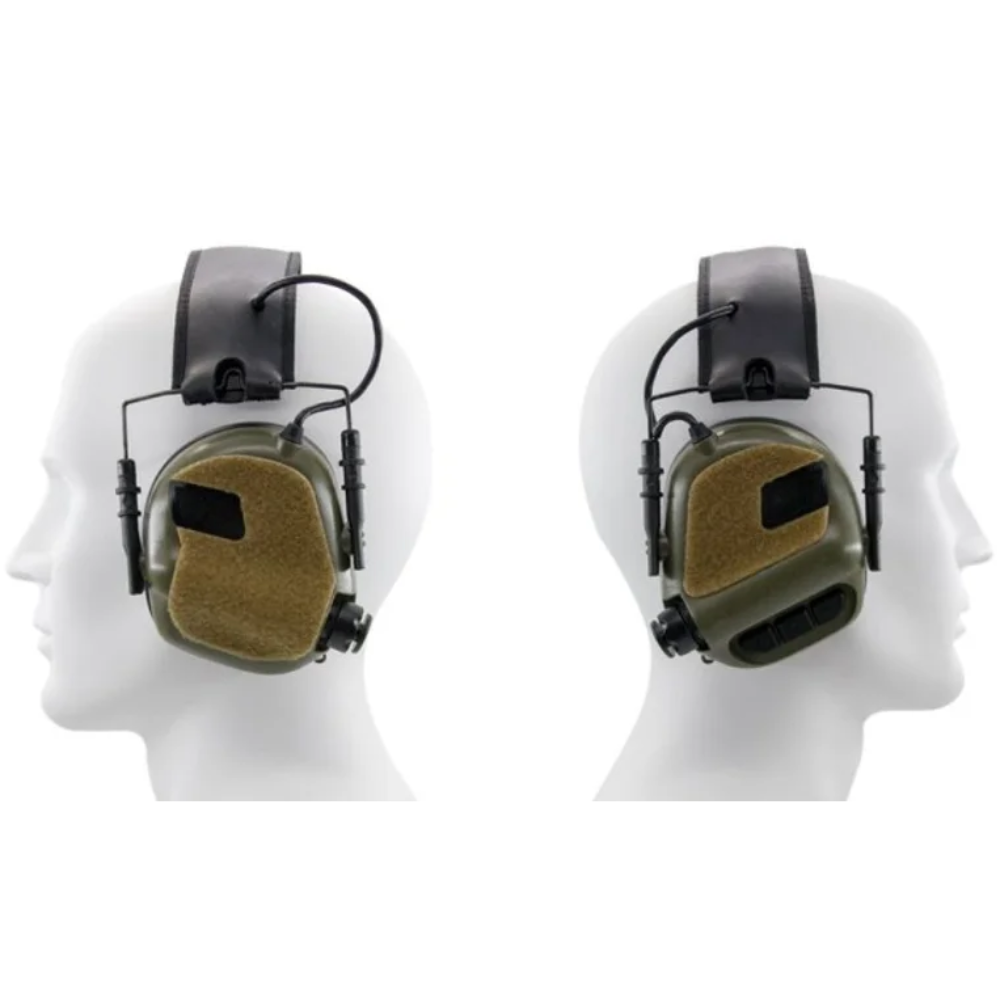 EARMOR S14 Juego de parches de gancho y bucle de repuesto Auriculares M31 M32 Negro