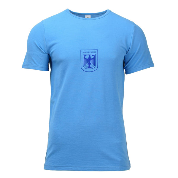 Leo Kohler Army Sport Camiseta Camiseta de manga corta BW Eagle Camisas azul