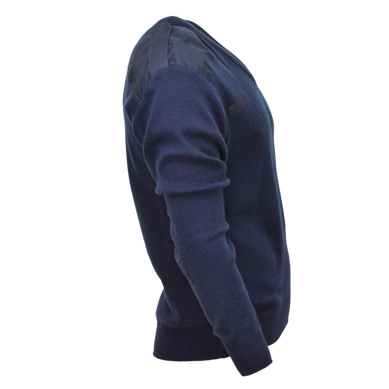 Genuino jersey del jersey de suéter de excedente de costilla de la costilla del ejército holandés holandés