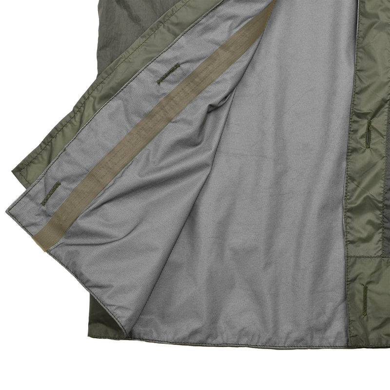 Parka militar impermeable del ejército holandés original M65 con trilaminato de forro