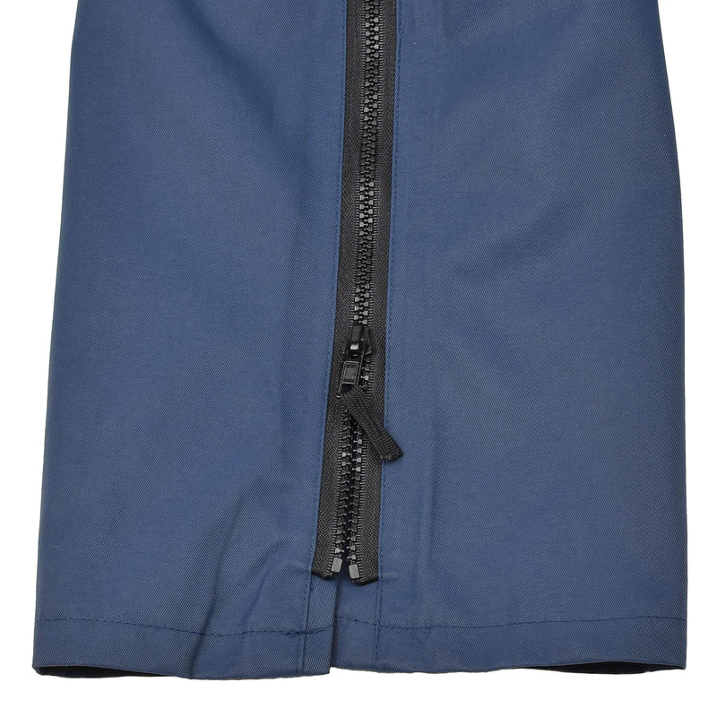 Genuinos pantalones MVP británicos Pantalones impermeables Royal Air Forces Pantalones de lluvia Azul
