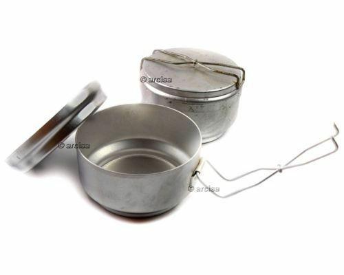 Czeco Cz Kit de cocinero de aluminio del ejército Bushcraft Camp Kit de desorden de aluminio