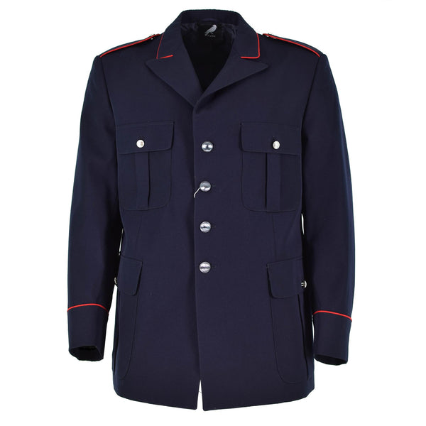Oficial de uniforme de policía militar genuino Italiano Oficial Forma Formal Azul Nuevo