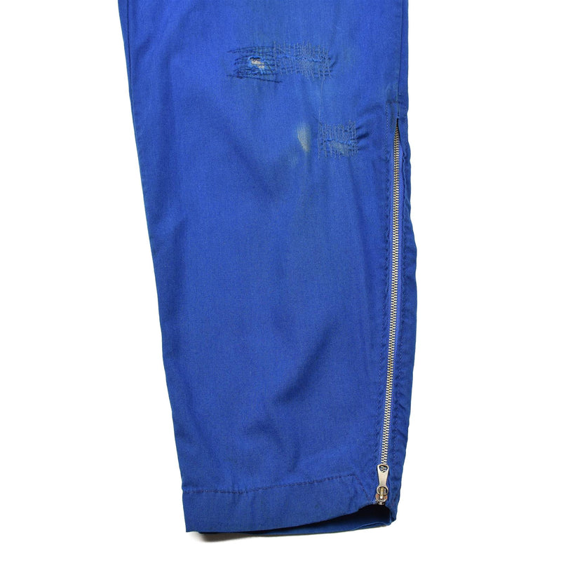 Pantalones militares suecos de pantalones suecos Pantalones de trabajo de cintura ajustable Desgaste azul