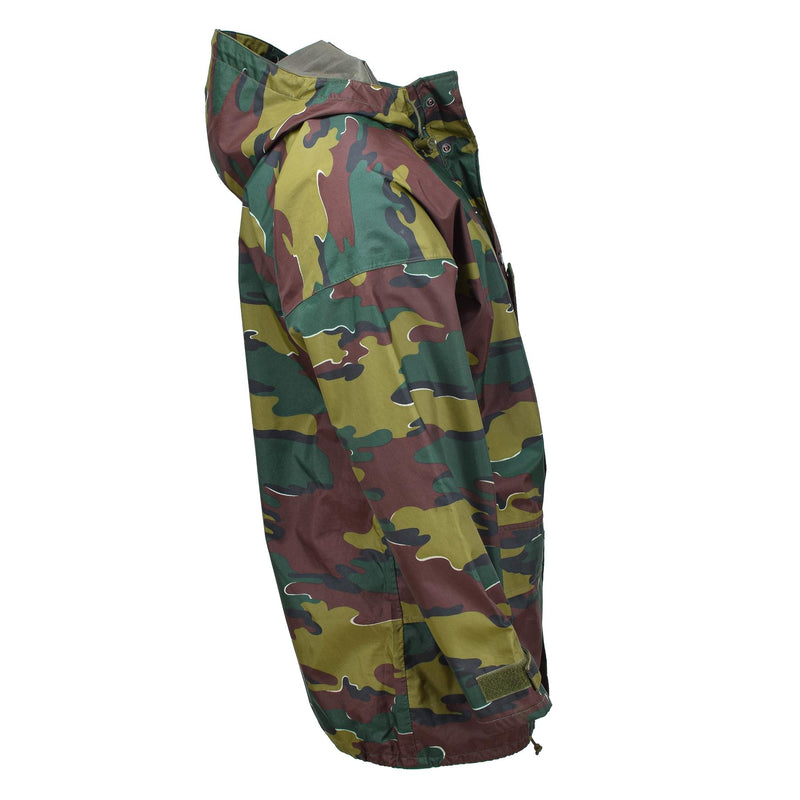 Chaqueta impermeable militar belga original camuflaje seyntex recaer
