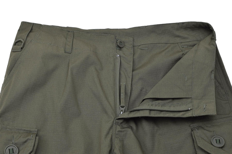 Tacgear Pantalones de carga de campo militar Ripstop pantalones reforzados tácticos oliva