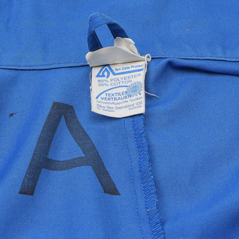Bundeswehr original alemán alemán Oko-Tex Azul resistente al ácido