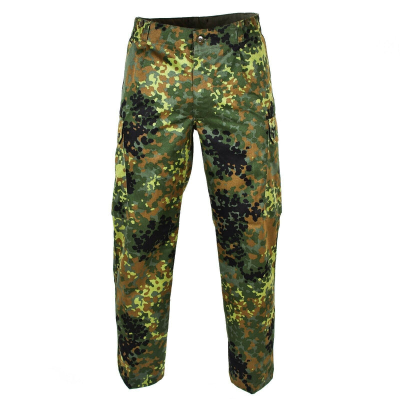 Problema genuino del ejército alemán Pantalones Flecktarn Combat Camufas Bw pantalones Nuevos