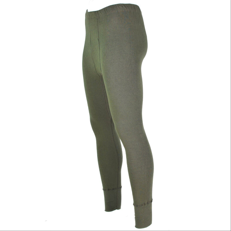Pantalones genuinos del ejército alemán Long Johns Od oliva