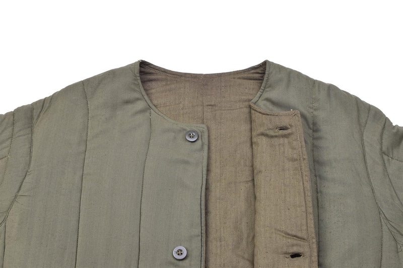 Jacket de revestimiento de edredón del ejército checo genuino m60 forro térmico excedente militar nuevo
