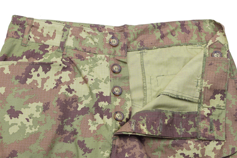 Pantalones de combate militar italiano genuinos Tropas de campo Ripstop Bdu Vegetato Pantalones