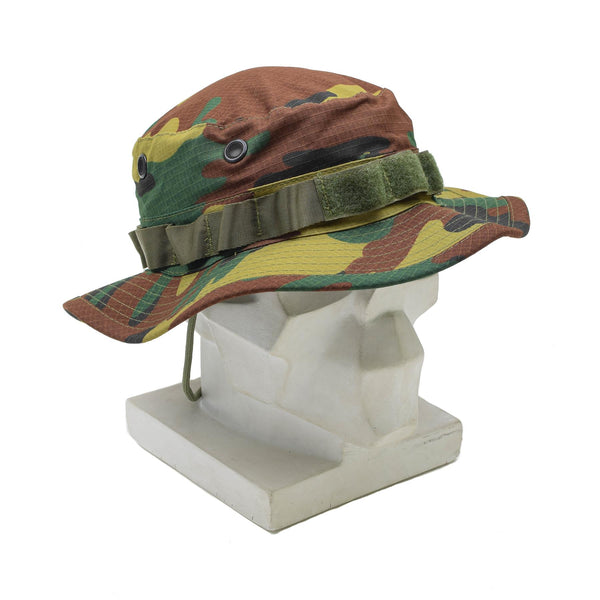 Tacgear Brand Boonie Hat Belga Mily Style Jigsaw Camo Ripstop Wide Brim