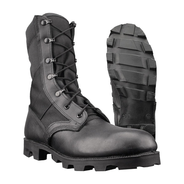 Botas de cuero negras de la jungla de EE. UU.