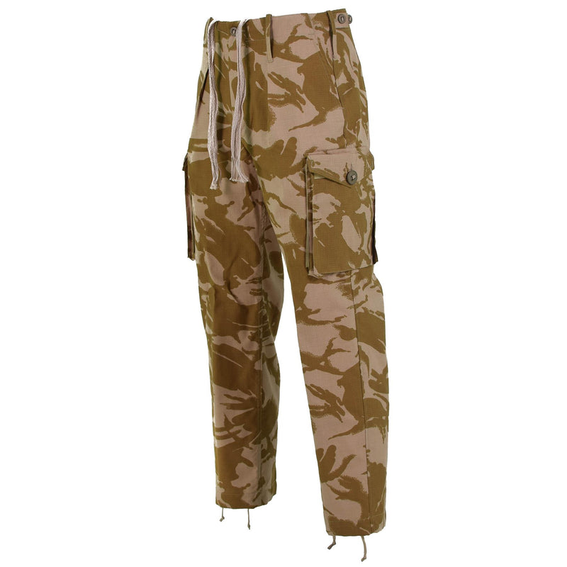Pantalones de combate del ejército británico genuino DPM pantalones desérticos Ripstop Retardante nuevo