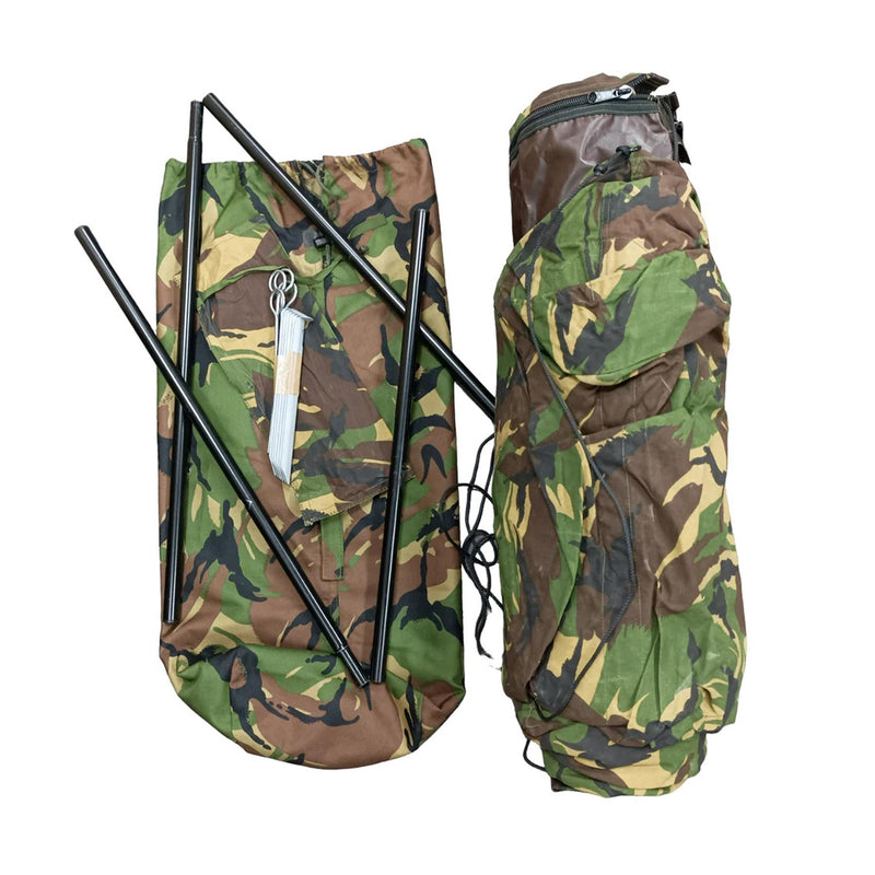Original holandés Militar Militar DPM Camuflage Campa de agua Repelente al aire libre acampar al aire libre