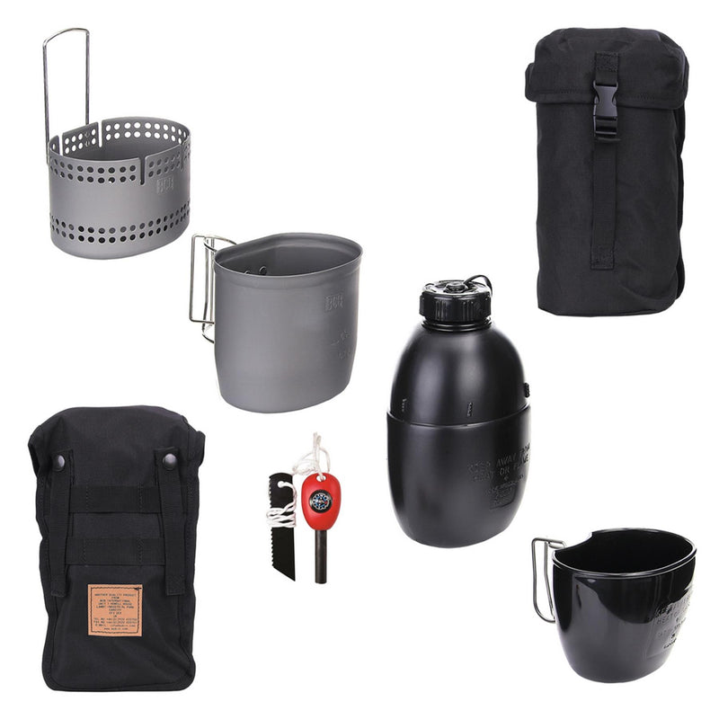 BCB MK2 El conjunto de cocina Crusader 6 PCS Starter Starter Stove Nato Mug BoCe