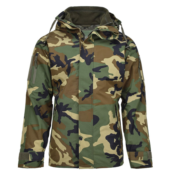 MIL-TEC Military Style Gen II Fuera de la chaqueta de invierno de invierno CAMO Soft Shell Parka