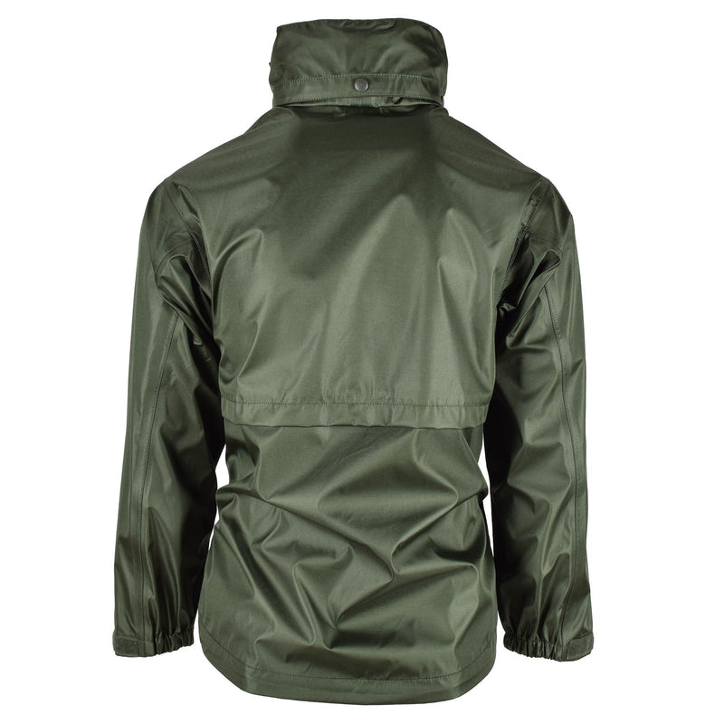 Chaqueta de marca mil-tec oliva verde agua impermeable
