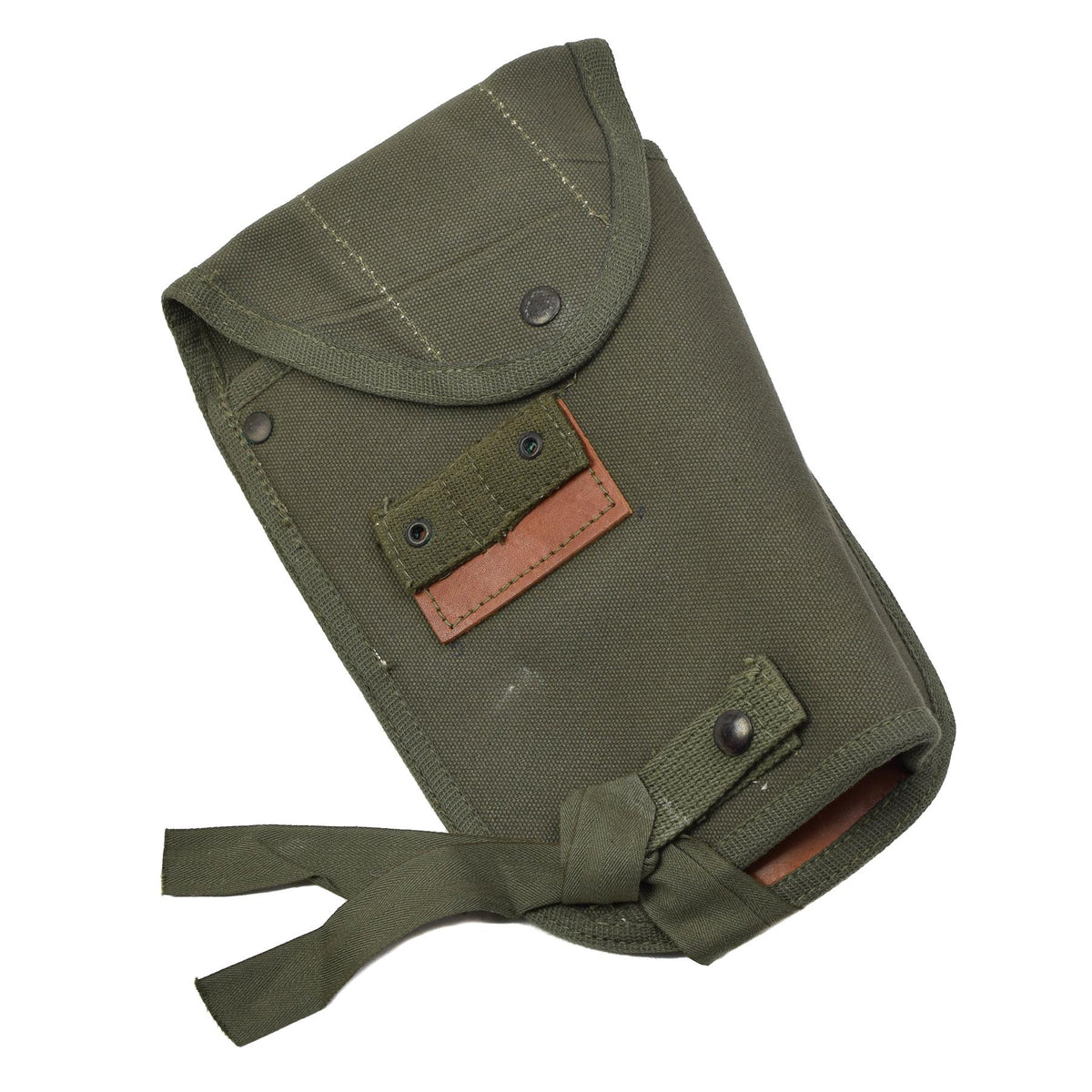 Funda para herramientas de atrincheramiento estilo M56 militar griego original de EE. UU., color oliva