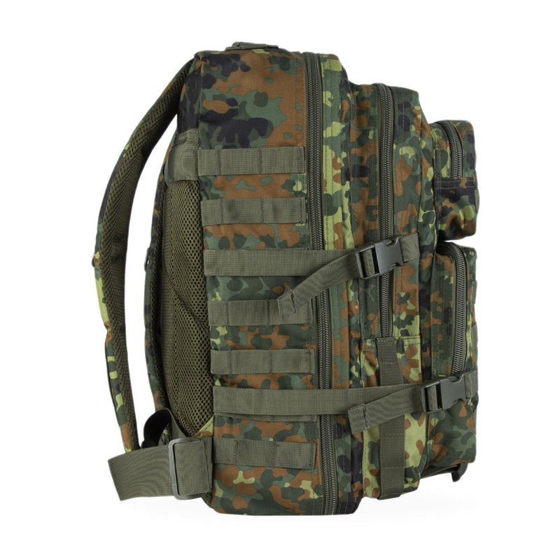MIL-TEC Asalto de asalto de EE. UU. Ruckking mochila grande 36L mochila Flecktarn Daypack bolso