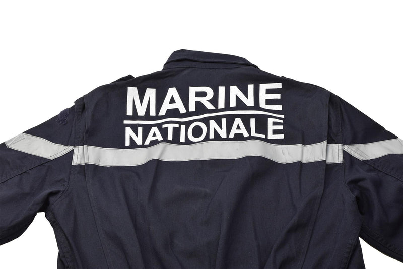 Genuino azul marino francés cubierta de marina termostable mono sólido azul oscuro nuevo