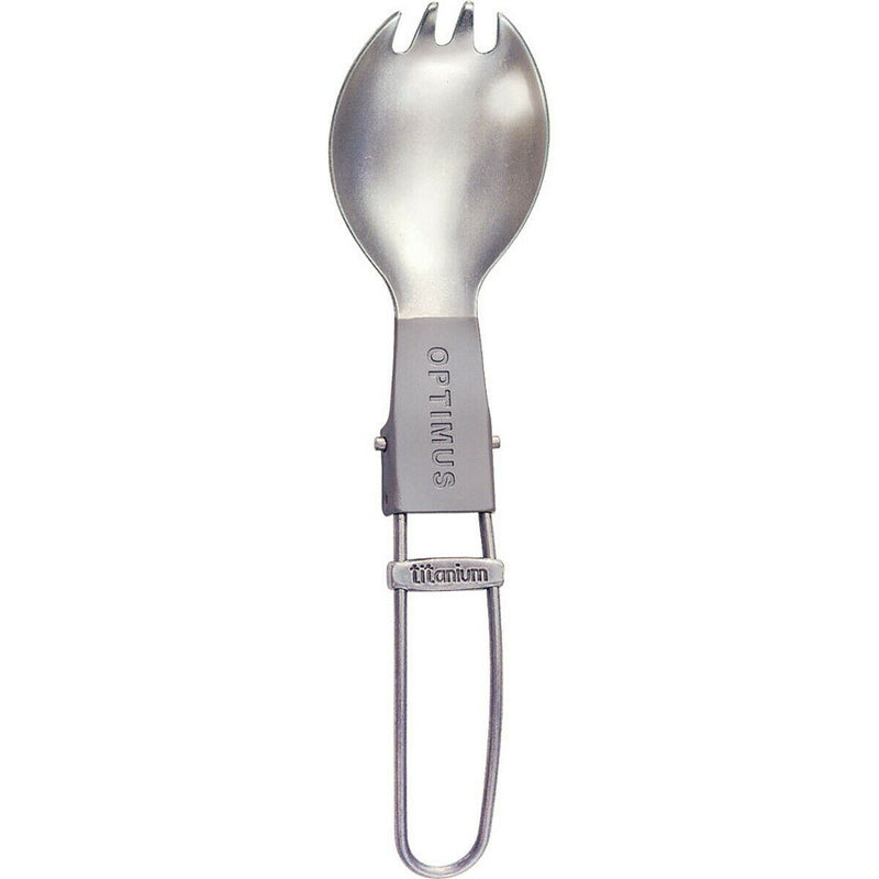 Optimus titanium spork ultra liviano plegable senderismo mochilado supervivencia