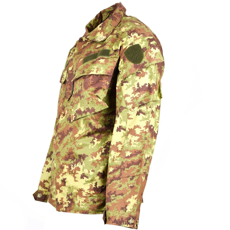 Genuino ejército italiano RIP Stop Vegetato Camo Acu Chaqueta Combate Camiseta de campo NUEVO