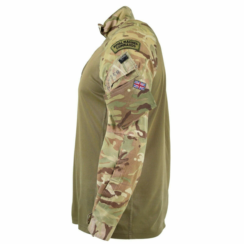 Ejército británico original debajo de la camisa UBAC MTP CAMO CUESTO MILITAR BURO ARMOR