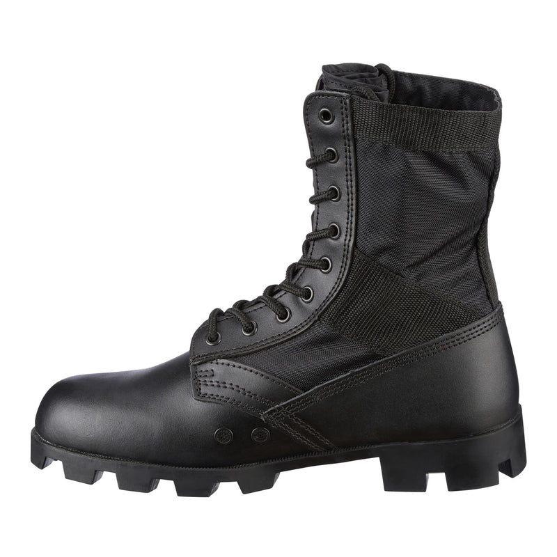 Botas de cuero negras de la jungla de EE. UU.
