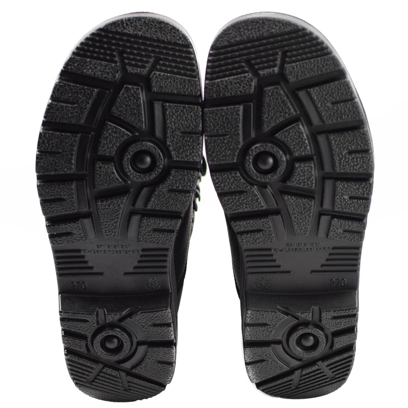 Original Alemania Botas del ejército de la Alemania Campo de cuero negro BDU Combat BW Problema militar nuevo