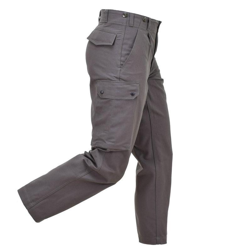Pantalones de campo Leo Kohler Combate tropas militares pantalones de carga oliva sólida de algodón
