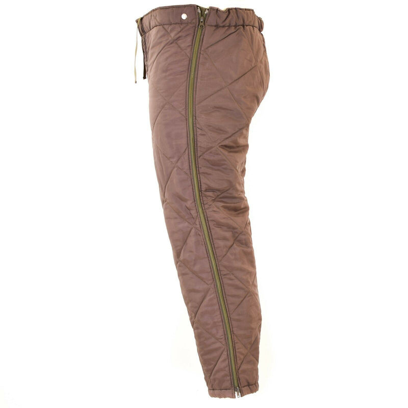 Pantalones genuinos del ejército austriacos revestimientos más cálidos oliva pantalones térmicos verdes leggings