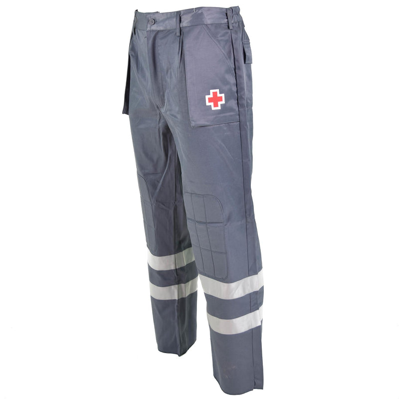 Ambulancia roja española original pantalones de emergencia de emergencia pantalones trabajadores de hospital nuevos