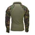Camisa de combate militar holandesa original con cremallera de un cuarto en la parte superior del campo Camuflaje DPM
