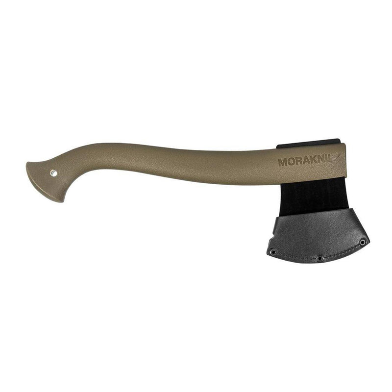 Axe liviano Morakniv 1991 Bushcraft Hatchet Boron Steel Head Seas de cuero
