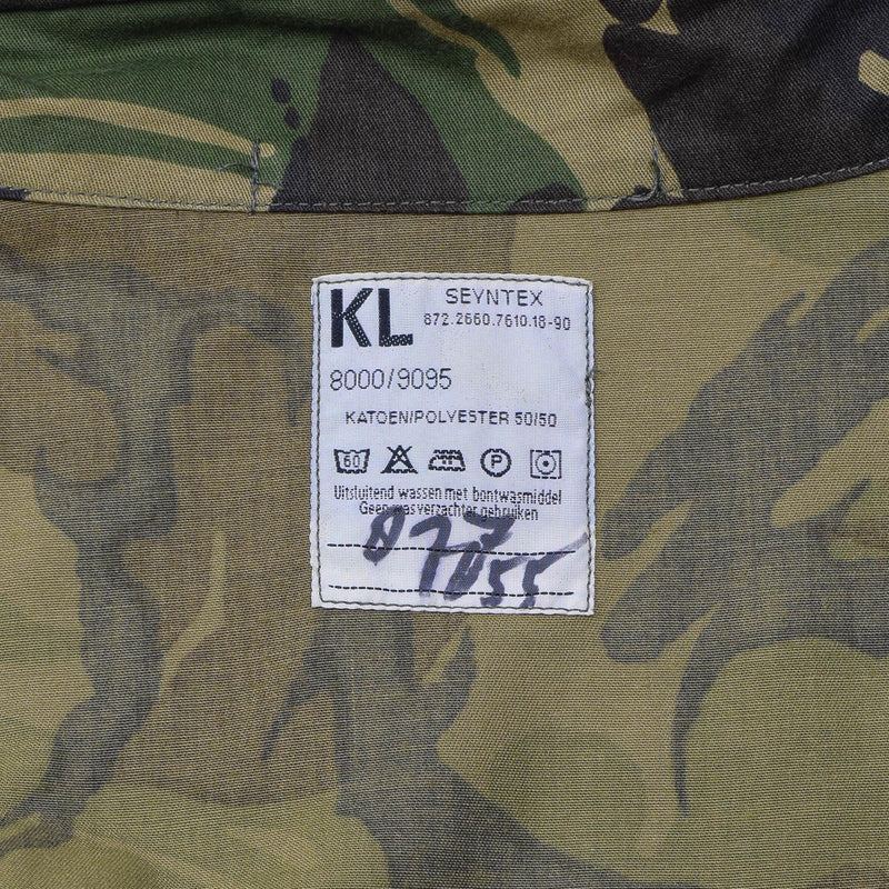 Parka militar impermeable del ejército holandés original M65 con trilaminato de forro