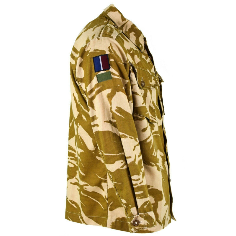 Genuina chaqueta del ejército británico Combate Desert Camo Camisa Camisa de campo Ligero militar