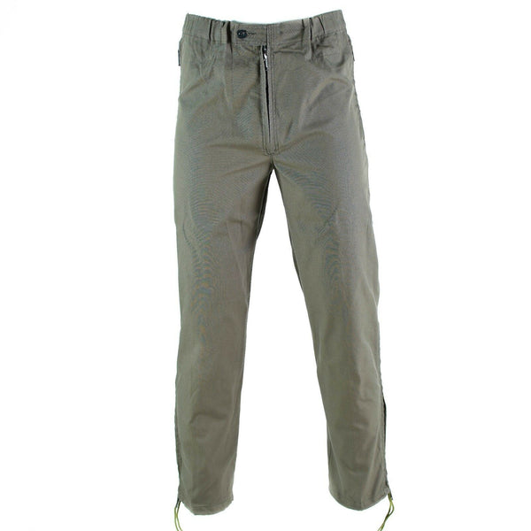 Pantalones del ejército suizo original pantalones de combate de campo OD Problema militar Suiza