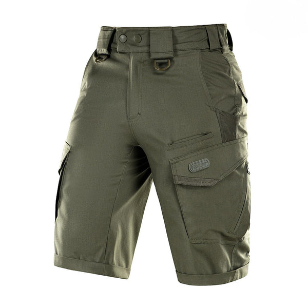 Pantalones cortos de bermudas estilo M-tac en el ejército combate de grado militar ripstop olive