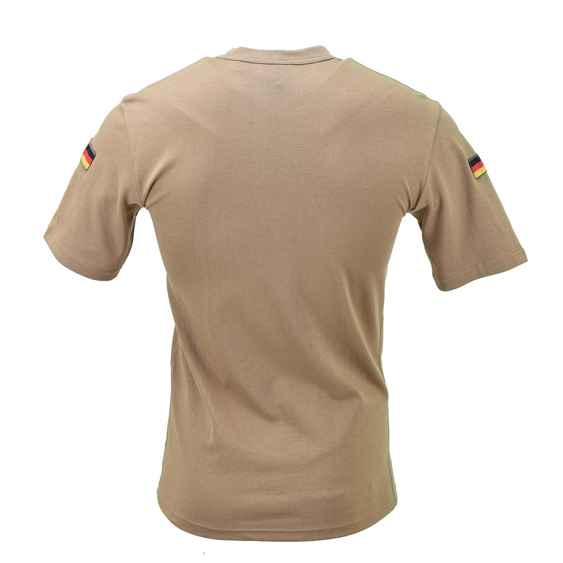Camisas de manga corta alemana gancho de pecho tropical y banderas de hombro de bucle
