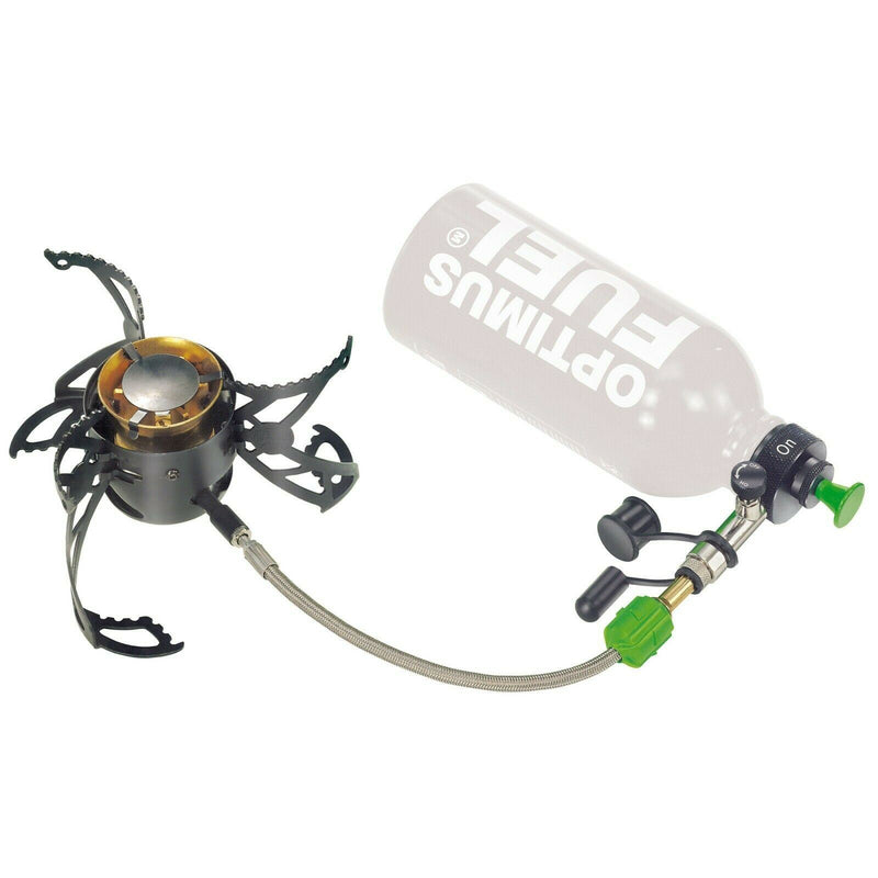 Optimus Nova Stove Multi Combustible Expedición Compacta Base de peso ligero Camp Woods