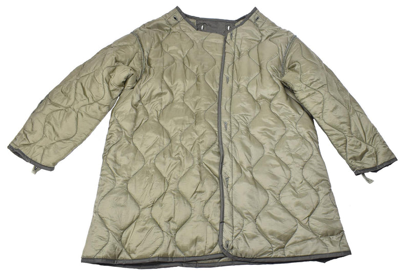 MIL-TEC Estilo militar de EE. UU. M51 Parka encapuchada Liner desmontable Olive New