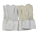 Manoplas con forro militar originales de la Bundeswehr, diseño de 3 dedos, clima frío, blanco