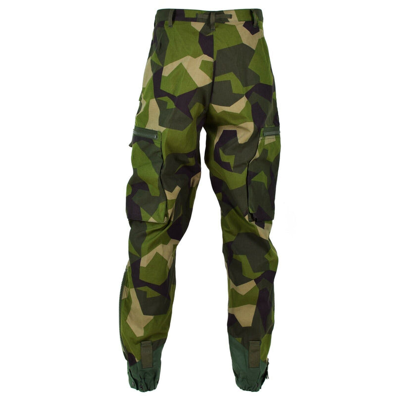 Pantalones suecos del ejército sueco M90 Splinter Splinter Camuflage Camufla Combat pantalones Nuevos