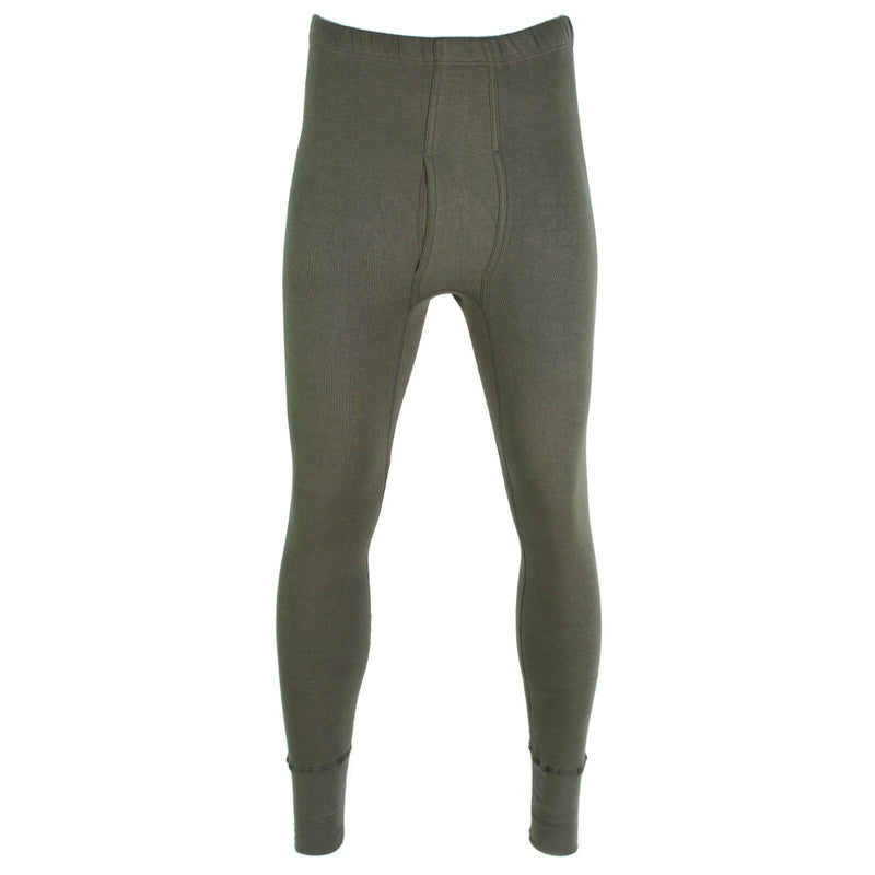Pantalones genuinos del ejército alemán Long Johns Od oliva