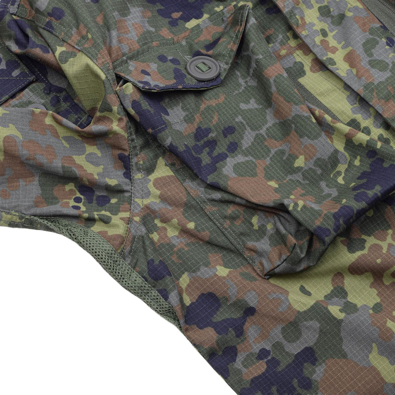 Tacgear Brand German Military Field Jacket Commando Tropas Flecktarn Camo