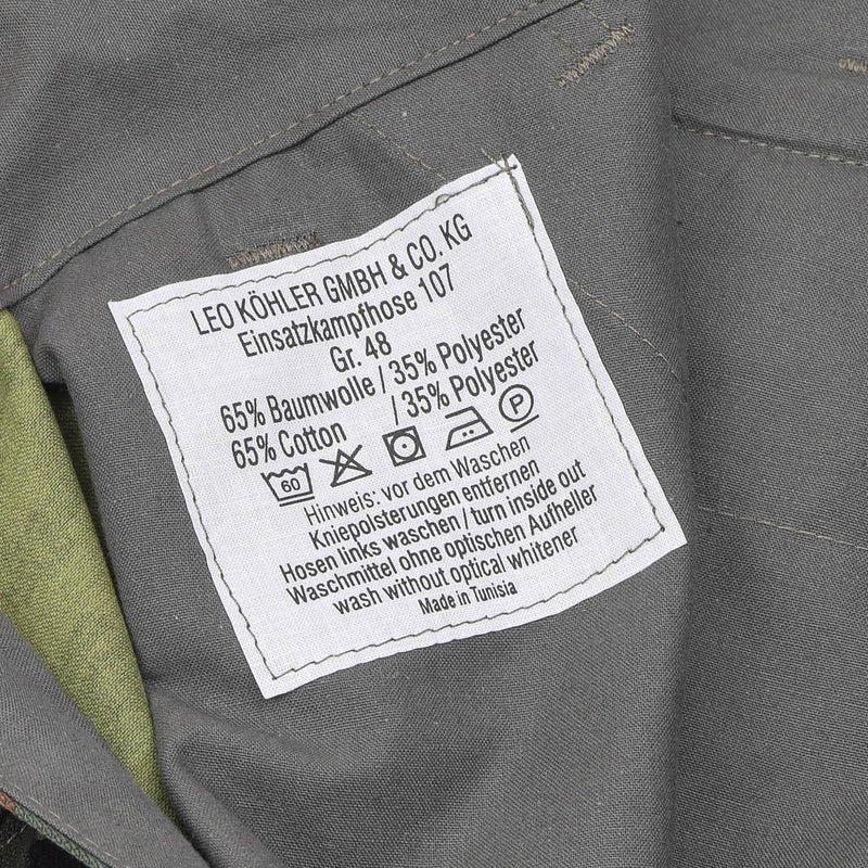 Pantalones de combate resistentes de Leo Kohler ACU pantalones de carga tácticos reforzados Flecktarn