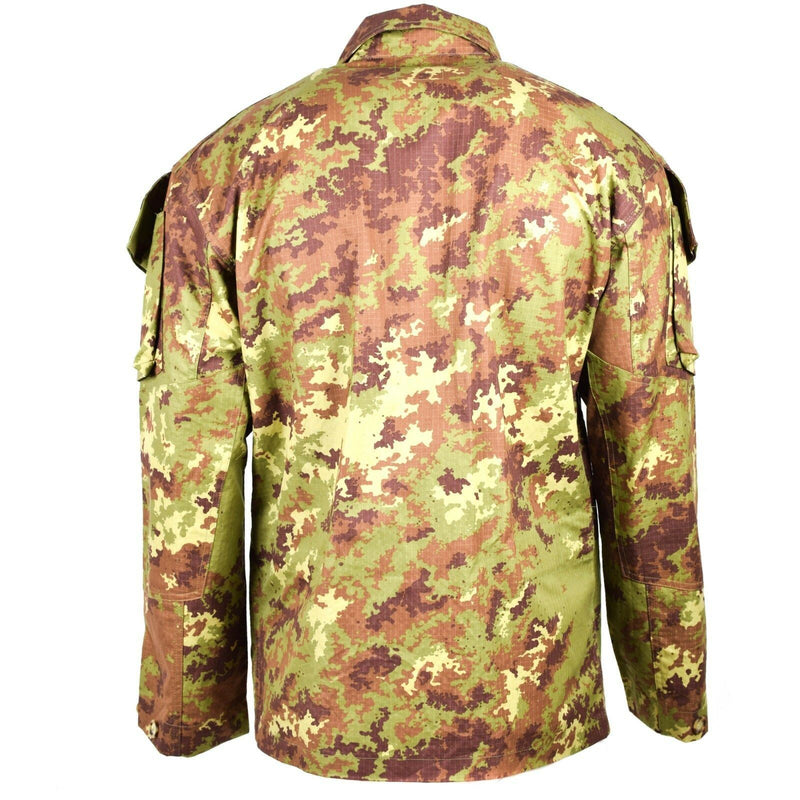 Genuino ejército italiano RIP Stop Vegetato Camo Acu Chaqueta Combate Camiseta de campo NUEVO